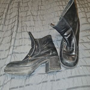 Harley-Davidson Black Heeled Boots for Women